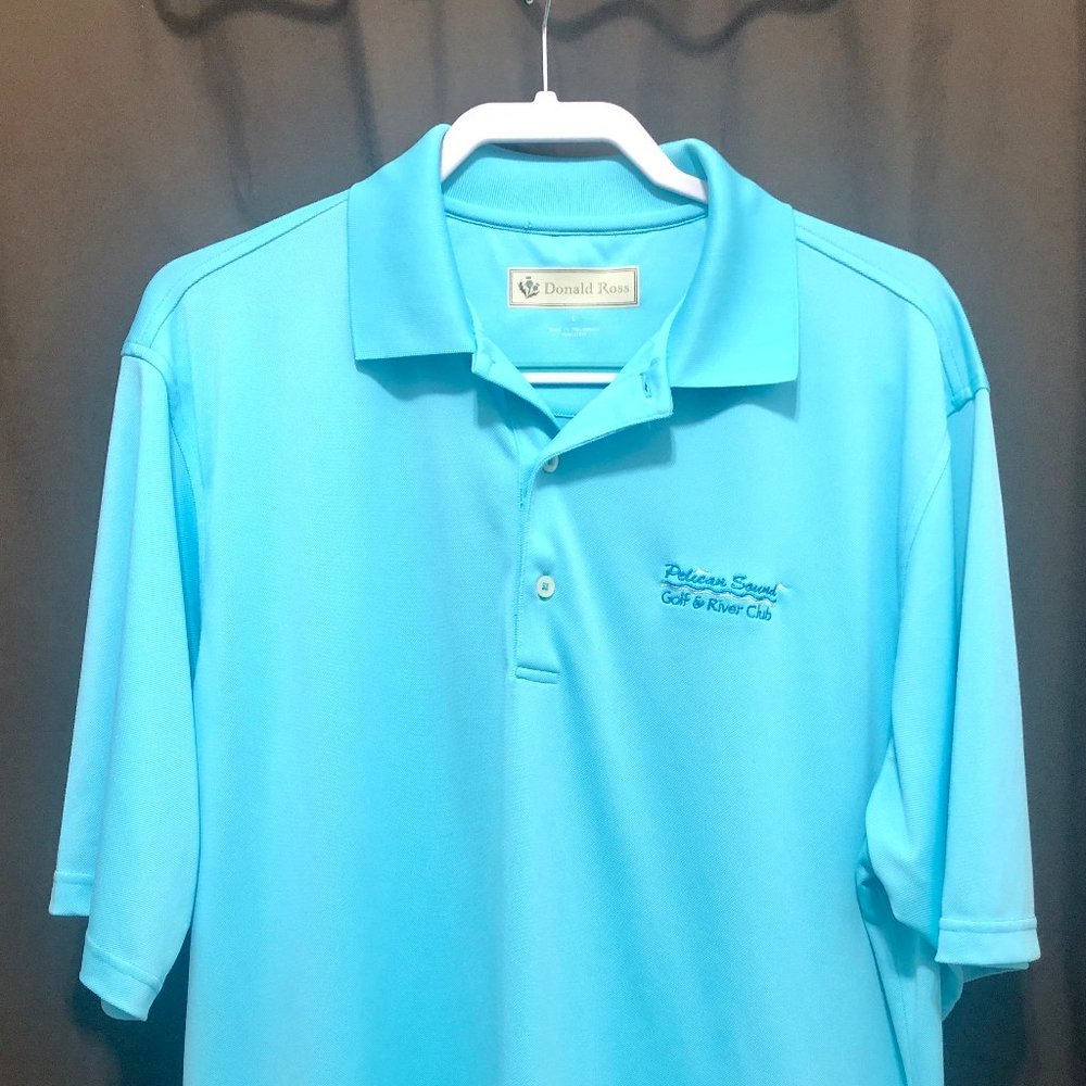 Donald Ross Men's Golf Polo Shirt, Sz L,   PEM20